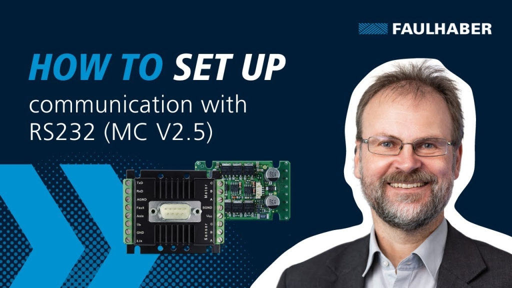 How to set up communication with RS232 (MC V2.5) - FAULHABER Drive Time
