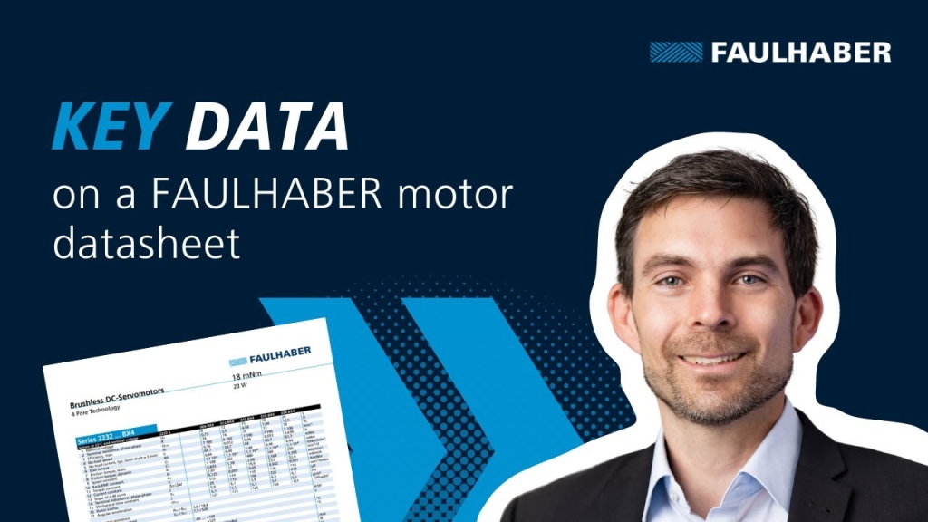 What are the key data on a FAULHABER motor datasheet? - FAULHABER Drive Time