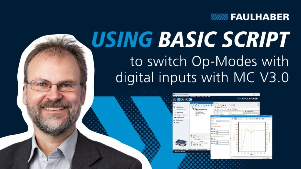 Using a BASIC sc<x>ript to switch Op-Modes with digital inputs with MC V3.0 - FA...